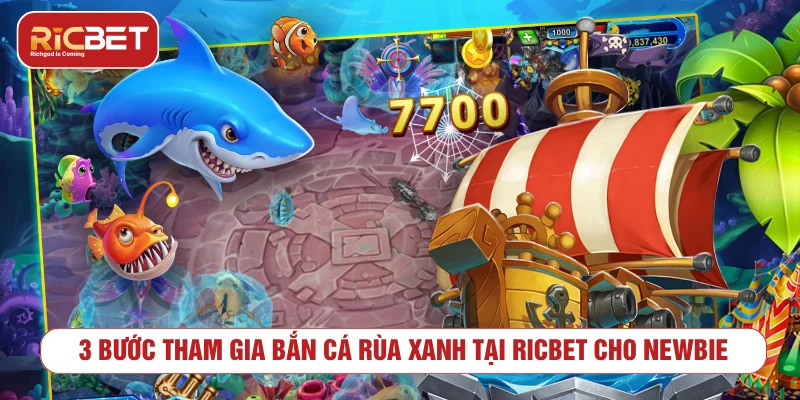 Bắn Cá Rùa Xanh RICBET - Cách Chơi Và Mẹo Quản Lý Xu Các bước chơi bắn cá rùa xanh cho người mới